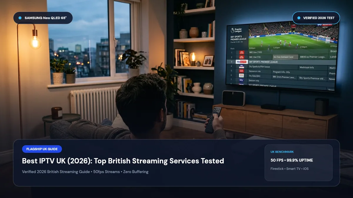 Best IPTV UK Providers (2026): 10 Real Criteria Tested for Sports & 4K